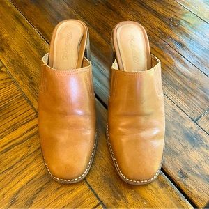 Madewell leather mules.